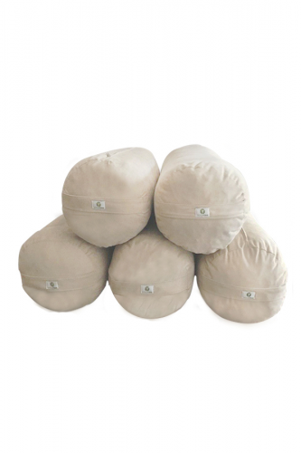 Bolster - Silindir Yoga Minderi - Bej 10 Adet